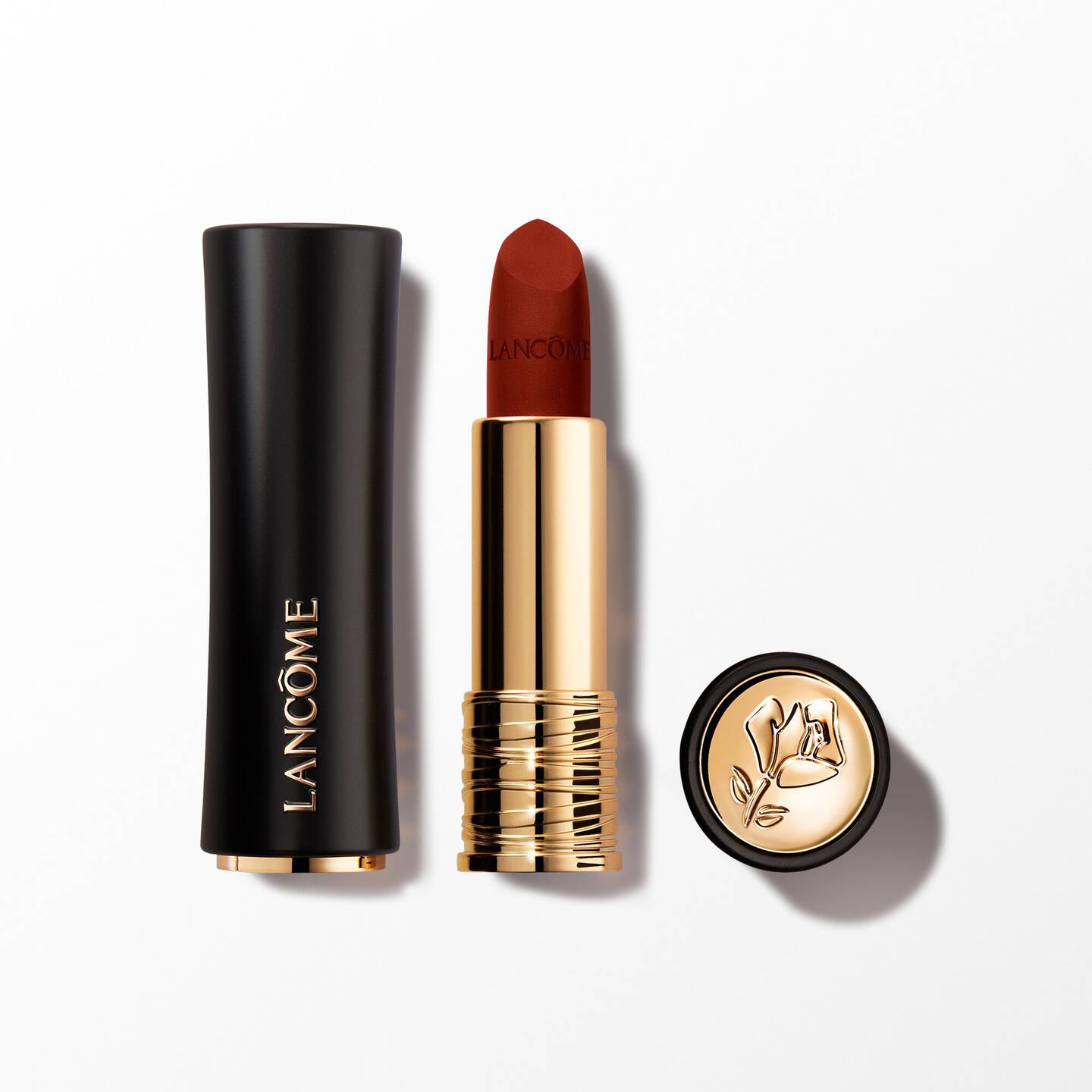 L'ABSOLU ROUGE DRAMA MATTE - POWDERY MATTE LIPSTICK Caféine Impulse
