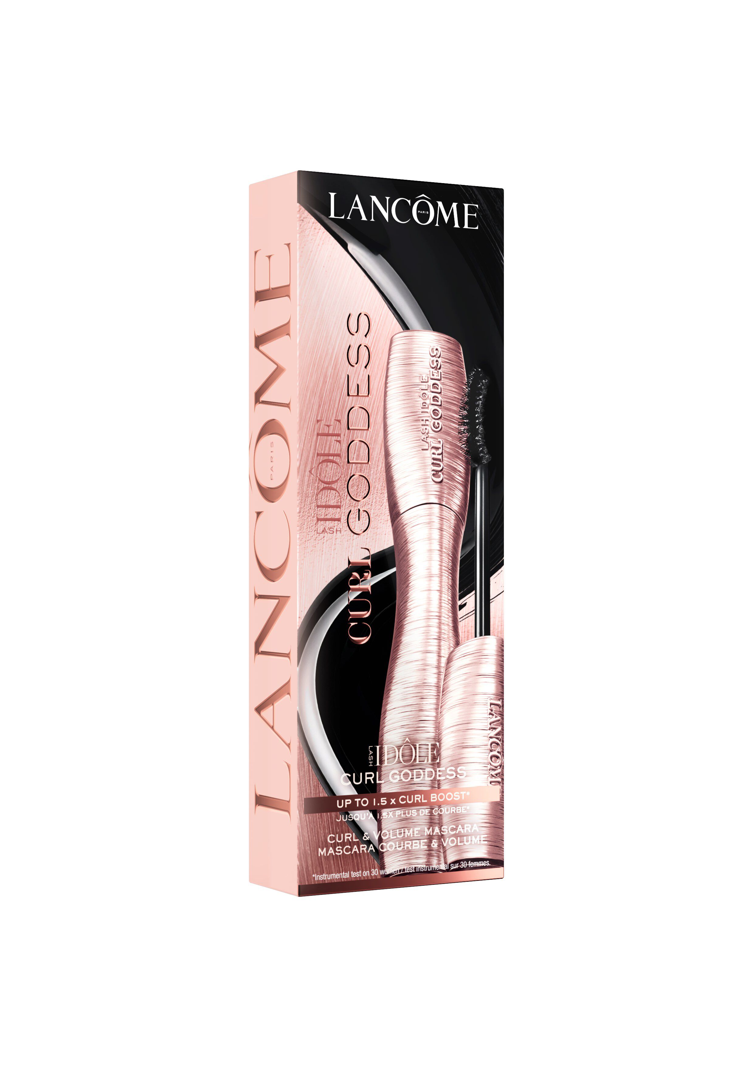 Zestaw do makijażu oczu Lash Idôle Curl Goddess - Zestaw Lash Idôle Curl Goddess: Maskara i luksusowy produkt do demakijażu 