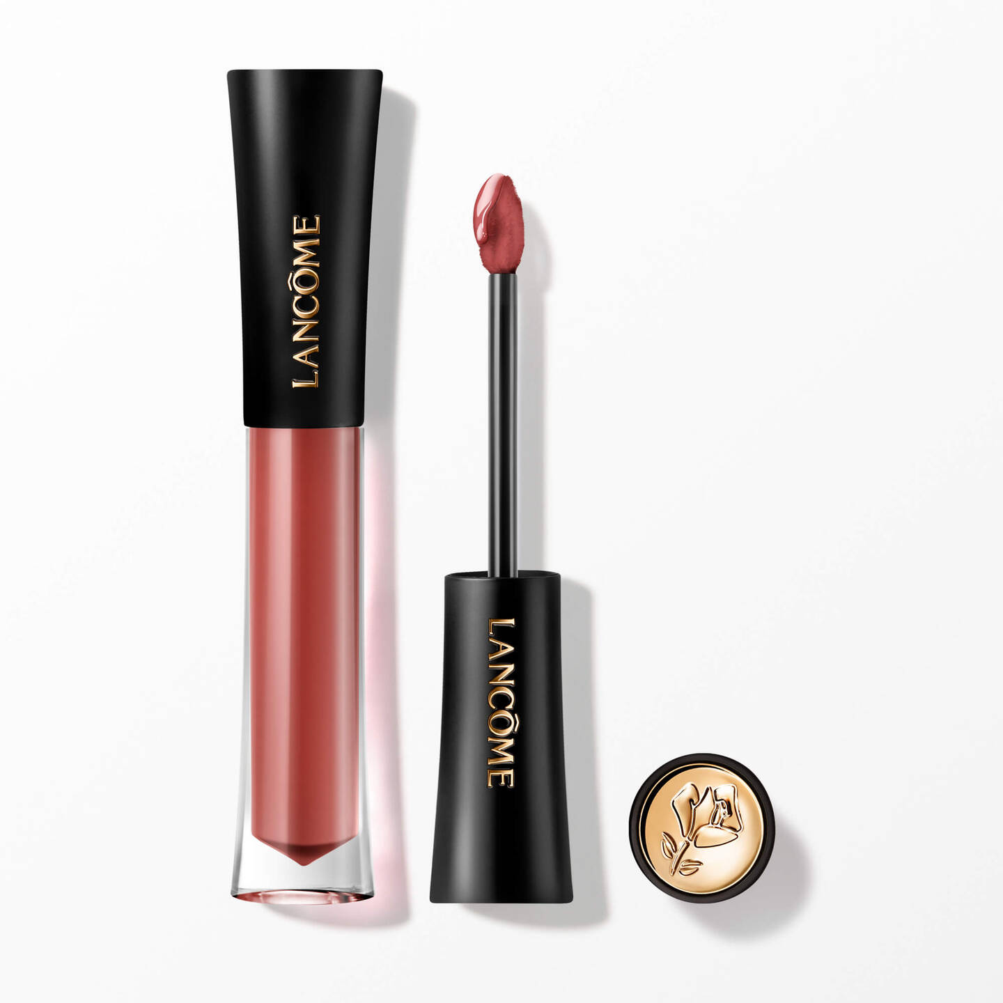 L'Absolu Rouge Glaze Tintation - Płynny tint dający efekt tafli wody LUSTY ROSE