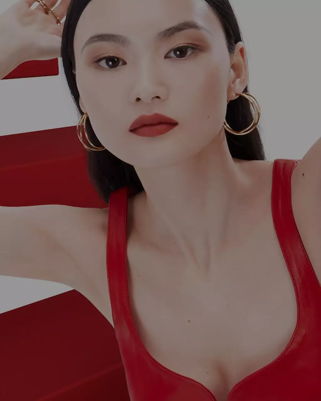 Wizualizacja przedstawiająca matową pomadkę - Lancome