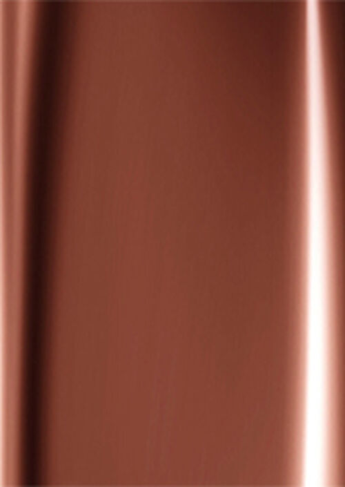 A smooth, shiny surface with a warm copper hue, reflecting light softly.