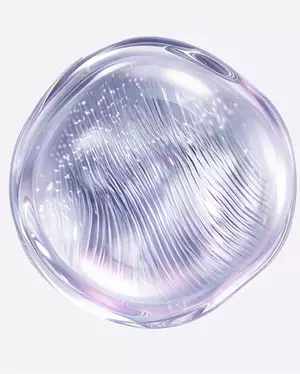 Ilustracja molekuł Renergie - Lancome
